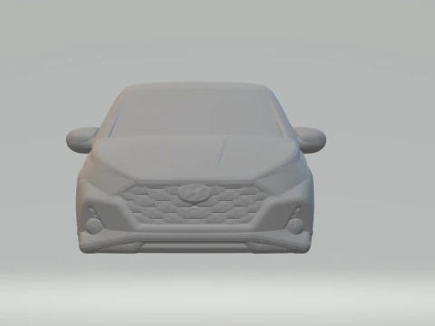 Hyundai i20 closed 3D Print Model