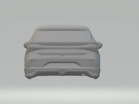 Hyundai i20 closed 3D Print Model