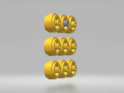 Pack rims aftermarket 1-32 3D Druckmodell