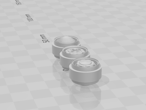 Pack Volkswagen steel wheels 3D 打印模型
