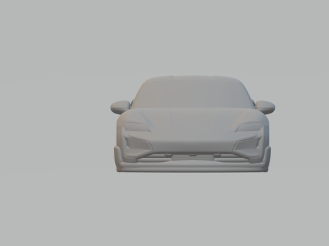 Porsche Taycan Turbo GT closed 3D Print Model