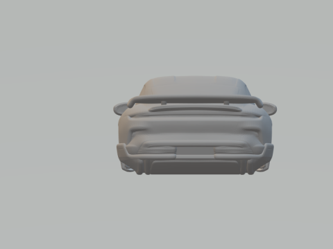 Porsche Taycan Turbo GT closed 3D Print Model