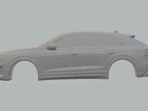 Audi q8rs closed 3D Print Model