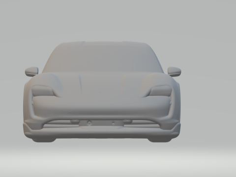 Porsche Taycan Sport Turismo closed 3D Print Model