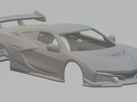 chevrolet corbeta zr1 Modelo de impresión 3D