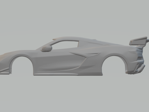 Chevrolet corvette zr1 3Dプリントモデル
