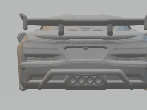 Chevrolet corvette zr1 3D Print Model