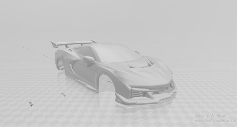Chevrolet corvette zr1 closed 3D 打印模型 .c4d .max .obj .3ds .fbx .stl .blend