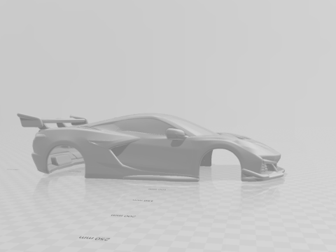 Chevrolet corvette zr1 closed 3D 打印模型