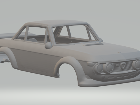 Lancia fluvia 3D Print Model