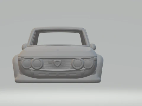 Lancia fluvia 3D Print Model