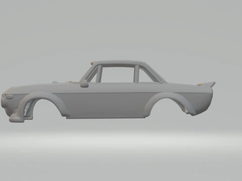 Lancia fluvia 3D Print Model