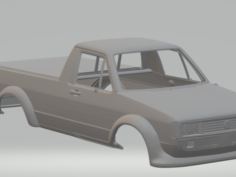Volkswagen caddy race 1 Modelo de Impressão 3D