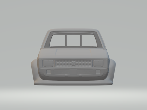 Volkswagen caddy race 1 3D Druckmodell