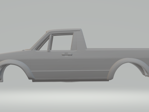 Volkswagen caddy race 1 3D Druckmodell