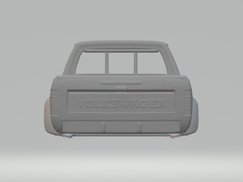 Volkswagen caddy race 1 3D Druckmodell