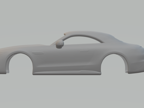 Mercedes-Benz Maybach SL 3D Print Model