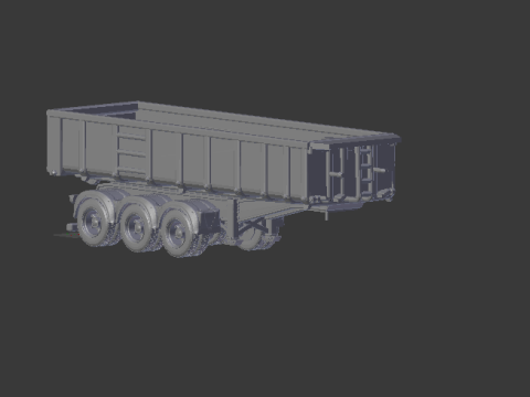 Trailer old dumper br Modelo de Impressão 3D