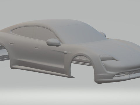Porsche Taycan Modelo de Impressão 3D