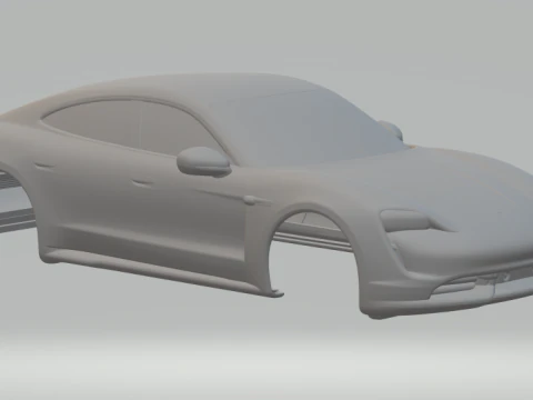 Porsche Taycan 3D Print Model
