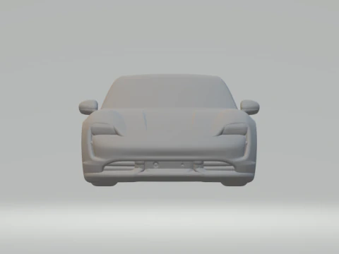 Porsche Taycan 3D Print Model