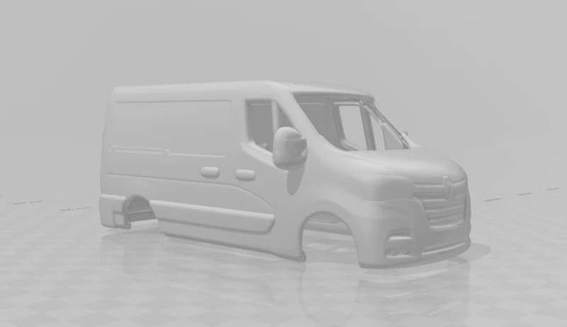 Renault master 3D Print Model .c4d .max .obj .3ds .fbx .stl .blend 