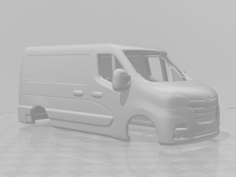 Renault master Modelo de Impressão 3D