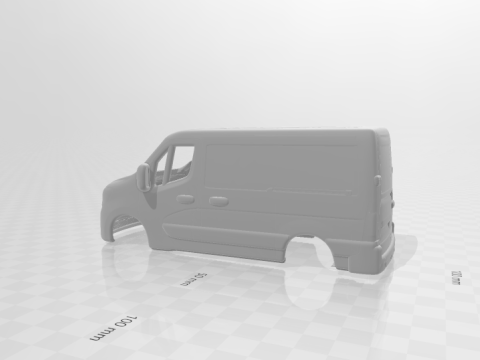 Renault master 3D Print Model