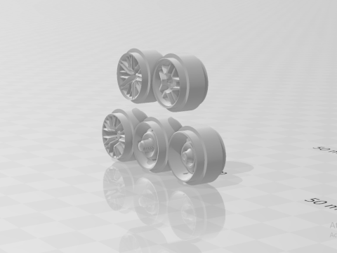 Corvette rims 3D Print Model