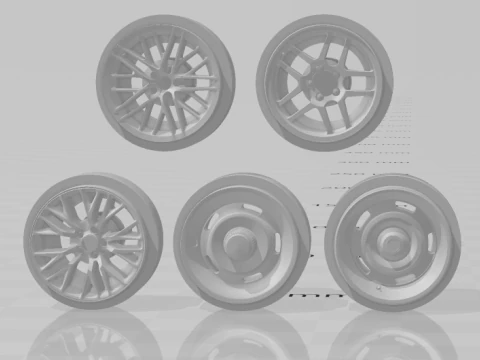 Corvette rims 3D Print Model