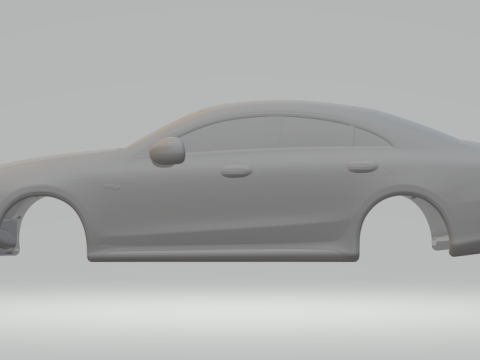 Mercedes benz cls Model Cetak 3D