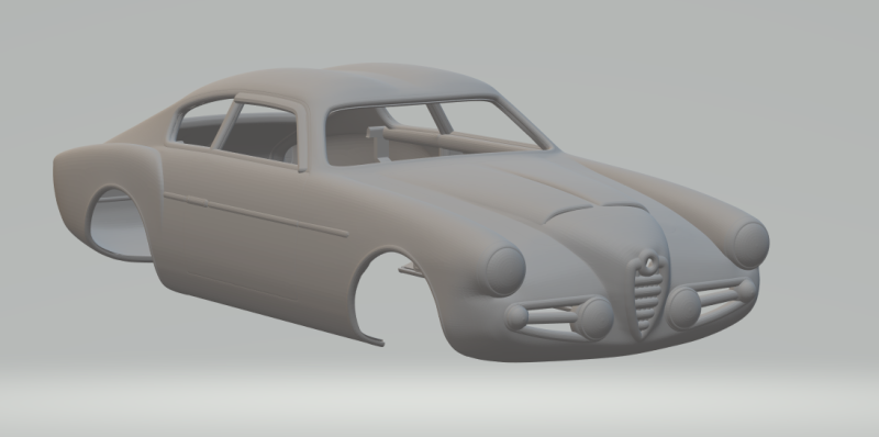 Alfa romeo ssz 3D 프린트 모델 .c4d .max .obj .3ds .fbx .stl .blend