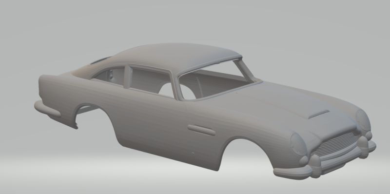 Aston martin db5 gt 3D Принт Модель .c4d .max .obj .3ds .fbx .stl .blend