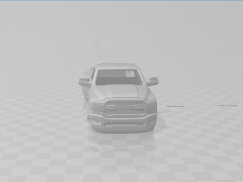Ram single cab Modèles 3D en vedette