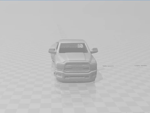 Ram single cab 3D Print Model