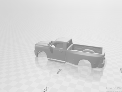 Ram single cab Modèles 3D en vedette