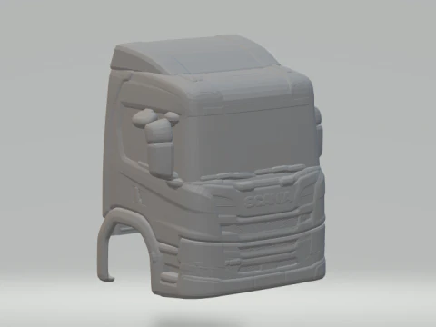 Scania P-Kabine 3D Druckmodell