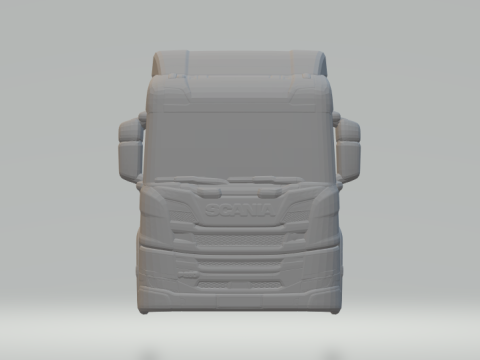 Scania p cabin Model Cetak 3D