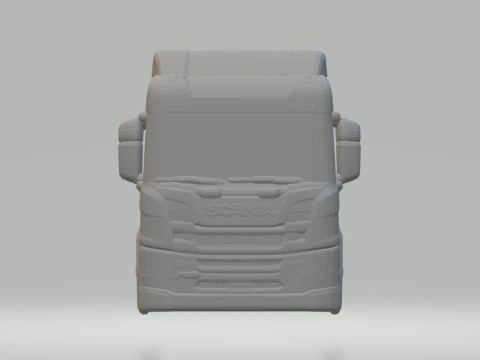 Scania p cabin 3D Print Model