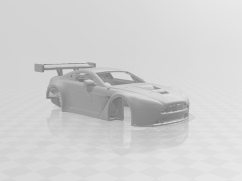 Aston martin race car Modelo de Impressão 3D
