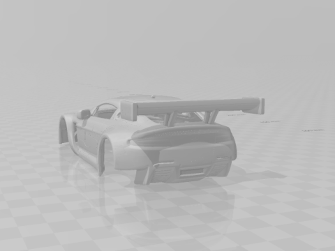 Auto da corsa Aston Martin Modello di stampa 3D