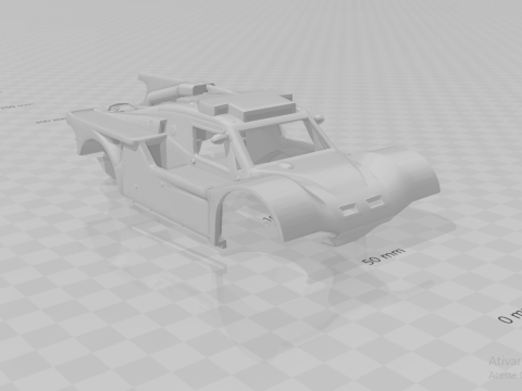 Smg rally dakar Modelo de Impressão 3D