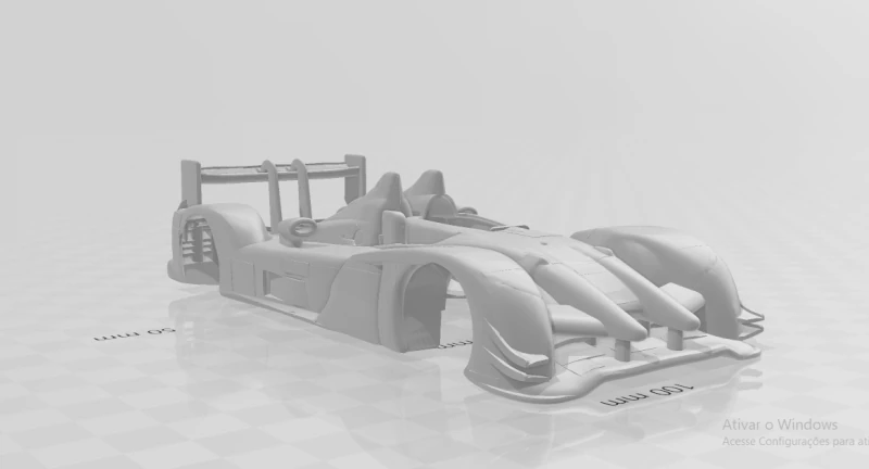 Audi r15 3D Print Model .c4d .max .obj .3ds .fbx .stl .blend 