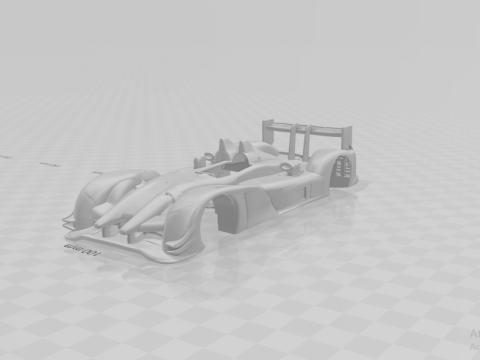 Audi r15 3D Принт Модель