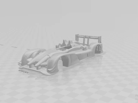 Audi r15 3D Print Model