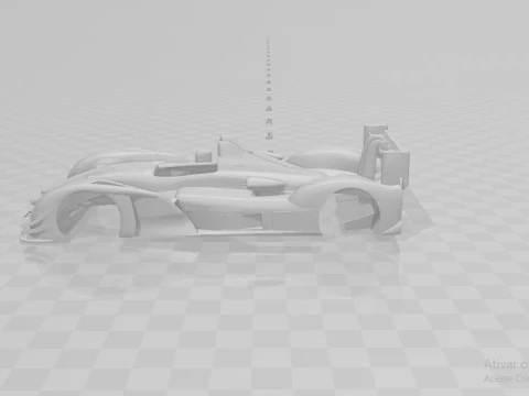 Audi r15 3D Print Model