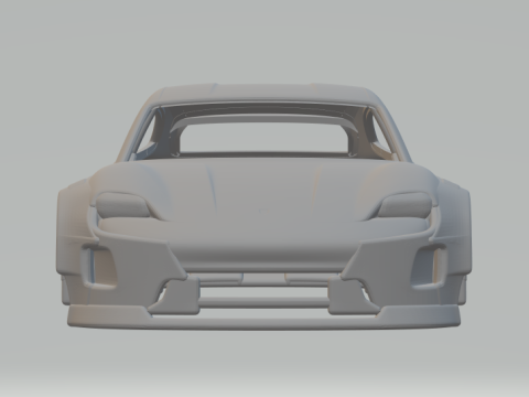 Porsche Taycan Sport Turismo custom 3D 打印模型