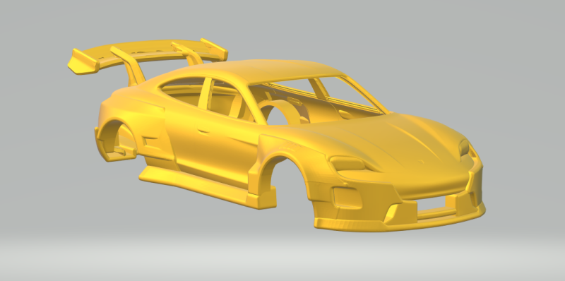 Porsche Taycan Modello di stampa 3D .c4d .max .obj .3ds .fbx .stl .blend