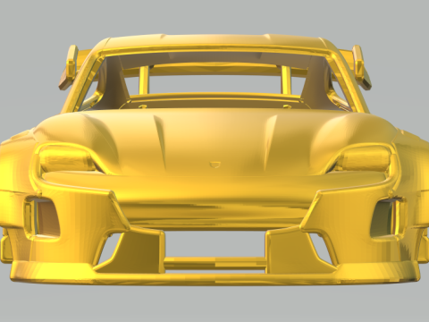 Porsche Taycan Modello di stampa 3D