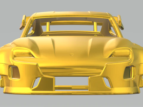 Porsche Taycan 3D Print Model